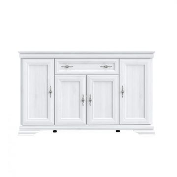 Comoda TV REKA, cu 4 usi si 1 sertar, alb, 157,7x42,7x95,9 cm Comoda TV REKA, cu 4 usi si 1 sertar, alb, 157,7x42,7x95,9 cm