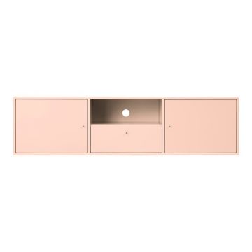 Comodă TV roz-deschis 161x42x45 cm Mistral – Hammel Furniture