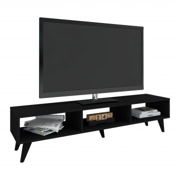 Comoda TV Tirro V2, Negru, 150 x 35 x 35 cm Comoda TV Tirro V2, Negru, 150 x 35 x 35 cm