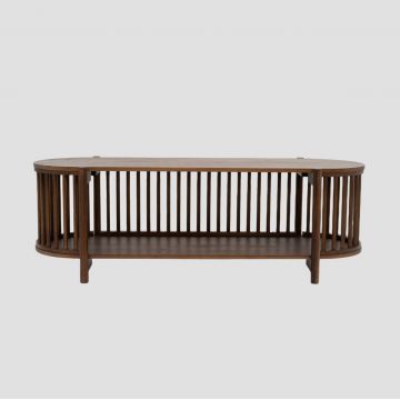 Comoda TV Vox, Homla, 120x40x40 cm, lemn, maro