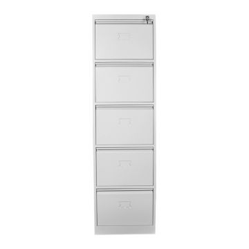Dulap de depozitare cu incuietoare, Shelvoria, Js1023, 47x166x62 cm, Otel, Gri deschis