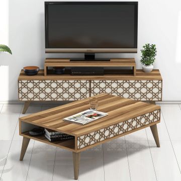 Set mobilier living, Hommy Craft, City, PAL, Maro/Crem Set mobilier living, Hommy Craft, City, PAL, Maro/Crem