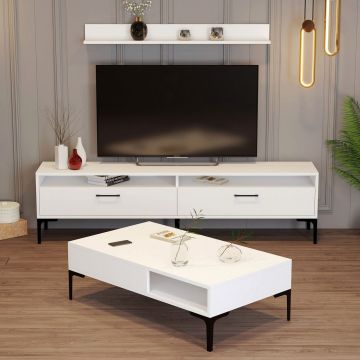 Set mobilier living, Hommy Craft, Istanbul, PAL, Alb Set mobilier living, Hommy Craft, Istanbul, PAL, Alb