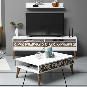 Set mobilier living, Hommy Craft, Line, PAL, Alb