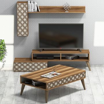 Set mobilier living, Hommy Craft, Planet, PAL, Maro/Crem