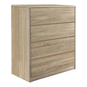Comoda din mdf Kuanger , Natural 80x40x80cm