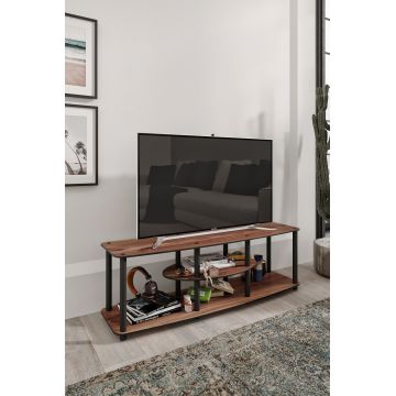 Comoda TV, Hanah Home, Mesivo, 120x35x38 cm, MDF , Maro
