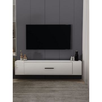 Comoda TV, Hanah Home, Restos, 120x33.2x26.4 cm, PAL , Alb