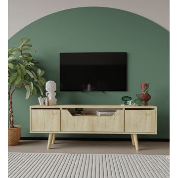 Comoda TV, Hanah Home, Roma 150, 150x53x29.8 cm, PAL, Maro