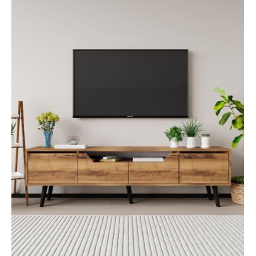 Comoda TV, Hanah Home, Roma 180, 180x48x29.8 cm, PAL, Maro