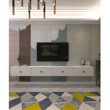 Comoda TV, Hanah Home, Zuzu Double, PAL , Alb