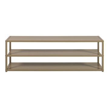 Comodă TV taupe din metal 120x40x35 cm Teun – WOOOD
