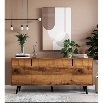 Consola, Hanah Home, Latina Modern 180, 180x80x45 cm, PAL, Maro