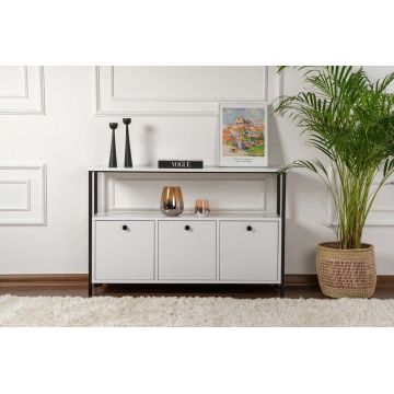 Consola, Hanah Home, Solace, PAL, Alb/Negru