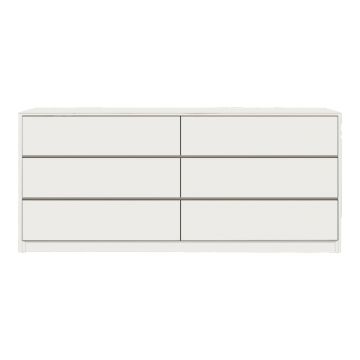 Kuanger  Comoda din mdf, Alb 120x40x70cm