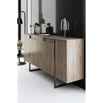 Set mobilier living, Bexley, Luxe, PAL, Nuc / Negru Set mobilier living, Bexley, Luxe, PAL, Nuc / Negru