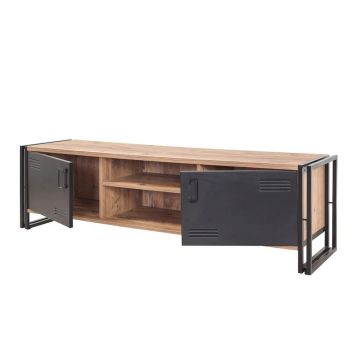 Set mobilier living, Sapphire, Cosmo Takım 24, PAL, Pin Atlantic / Negru Set mobilier living, Sapphire, Cosmo Takım 24, PAL, Pin Atlantic / Negru