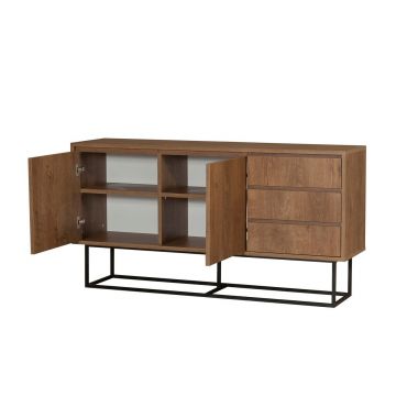 Set mobilier living, Sapphire, Laxus Takım 15, PAL, Nuc / Negru Set mobilier living, Sapphire, Laxus Takım 15, PAL, Nuc / Negru