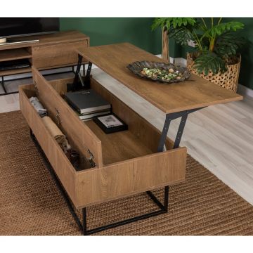 Set mobilier living, Sapphire, Laxus Takım 9, PAL, Nuc / Negru Set mobilier living, Sapphire, Laxus Takım 9, PAL, Nuc / Negru