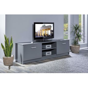Comoda TV Elenzio TV, Inter Link, 180x40x50.8 cm, PAL, gri