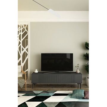 Comoda TV, Hanah Home, Corsa 120, 120x40.5x32 cm, Antracit
