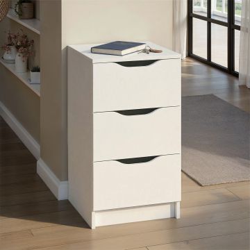 Comoda Westphalen 3, Inter Link, 41x40x71 cm, PAL, alb