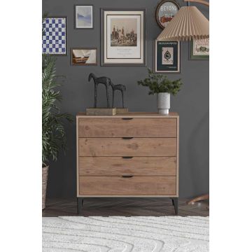 Dulap, Hanah Home, Arden 4, 90x88x40 cm, Pinul Atlasului