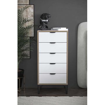 Dulap, Hanah Home, Arden, 50x105x40 cm, Alb