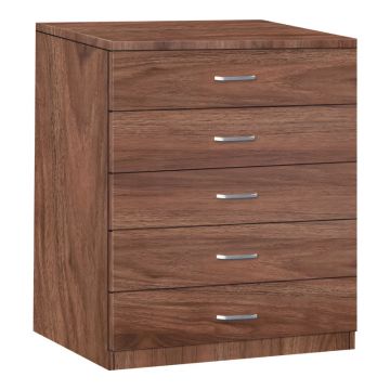 Gioko  Comoda cu 5 sertare, nuc 80x40x100cm