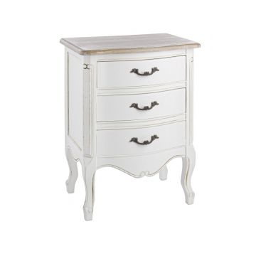 Comoda Justine, Bizzotto, 50 x 35 x 66 cm, lemn de paulownia