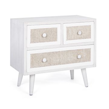 Comoda Montiel, Bizzotto, 60 x 33 x 54.5 cm, MDF/bumbac/in