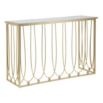 Consola Amelie, Mauro Ferretti, 120x43x80 cm, fier, auriu