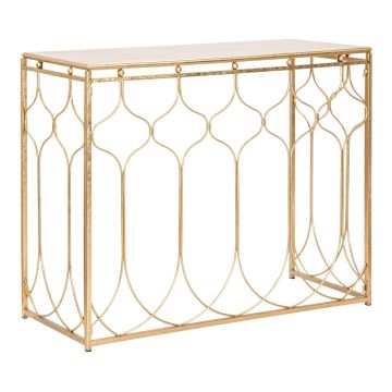 Consola Arab, Mauro Ferretti, 96.5x41x78 cm, fier, auriu